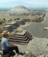 Pyramiden von Teotihuacan - Fernsicht