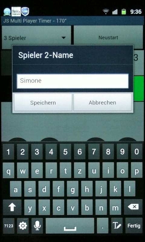 Spielername &auml;ndern